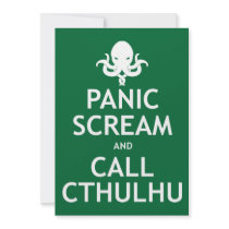 H.P. Lovecraft Party Invitations - Call Cthulhu