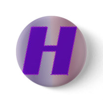 H purple monogram buttons