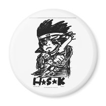 H.S.K./High School King magnets