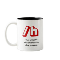 /h, The only SAP documentation that matters mugs