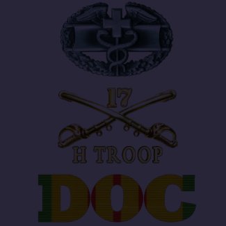 H Troop, 17th Cavalry M113 Combat Medic Shirt shirt