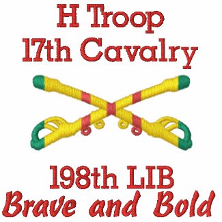 H Trp. 7th Cav. 198th LIB Crossed Sabers Shirt