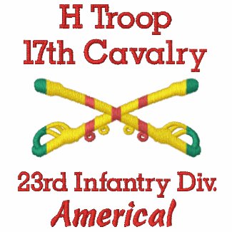 H Trp. 7th Cav. 23rd Inf Div Crossed Sabers Shirt