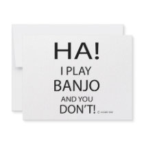 Ha Banjo Personalized Announcement