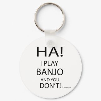 Ha Banjo keychain