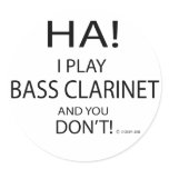 Ha Bass Clarinet Sticker