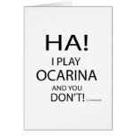 Ha Ocarina Greeting Card