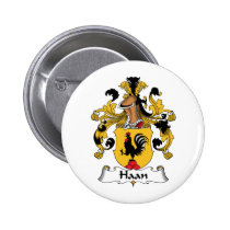 Haan Family Crest Button