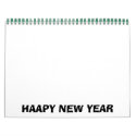 HAAPY NEW YEAR calendars