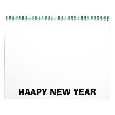 HAAPY NEW YEAR WALL CALENDARS by jayjaykaka