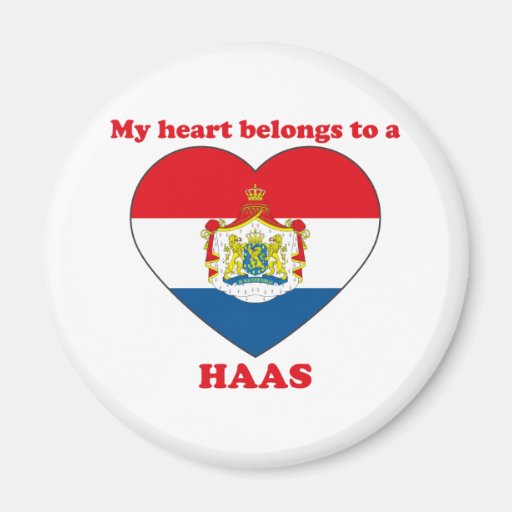 Haas Refrigerator Magnet
