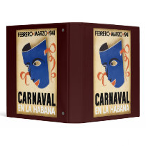 Habana Carnaval Havana Carnival 1941 Vinyl Binders