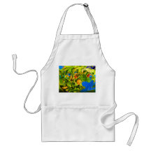 Habanero Peppers on Plant Trippy photo Apron