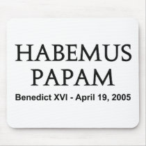 Habemus Papam mousepads