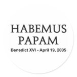 Habemus Papam Stickers