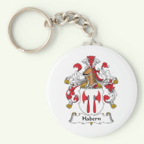 Habern Family Crest Keychain