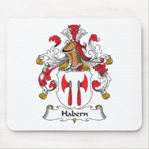 Habern Family Crest Mousepad