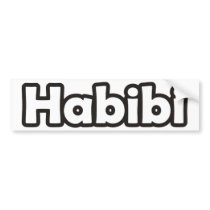 Habibi Bumper Stickers