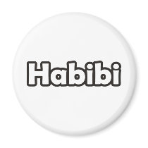 Habibi Refrigerator Magnet