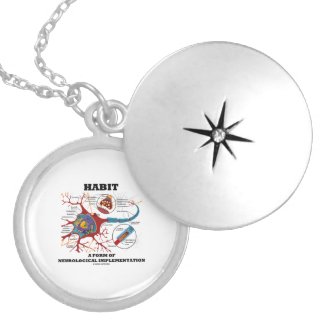 Habit A Form Of Neurological Implementation Neuron Custom Necklace