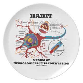 Habit A Form Of Neurological Implementation Neuron Plate