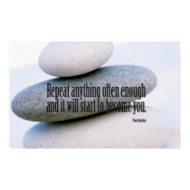 Habits Inspirational Poster Print