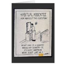 Habitual Absentee, Ask Your Self This Question Cards