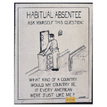 Habitual Absentee, Ask Your Self This Question flyers