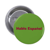 "Hablo Espanol" Button buttons