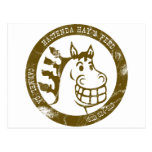 Hacienda Hay & Feed Brown Faded logo Postcards