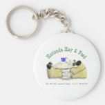 Hacienda Hay & Feed Laid back Horse Key Chain