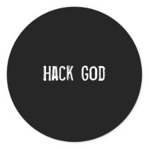 Hack God stickers