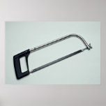 Hack saw for cutting metals poster