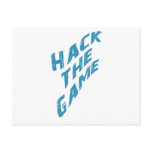 Hack The Game Postcards