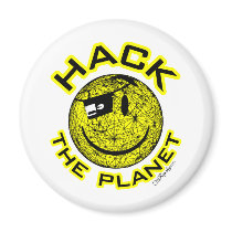 Hack the Planet Fridge Magnets