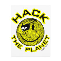 Hack the Planet Postcards