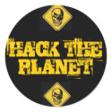 Hack The Planet Stickers