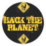 Hack The Planet Stickers
