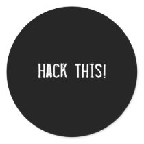 Hack This! stickers