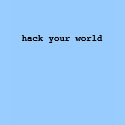 hack your world, baby doll t-shirts