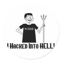 Hacked Into Hell stickers