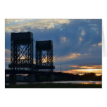 Hackensack Bridge Swirl Sky Card