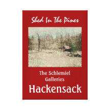 Hackensack - Shed In The Pines Gallery Wrapped Canvas