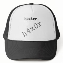 Hacker h4x0r hats by incurablehippie Hacker h4x0r hats