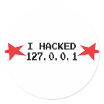 hacker i hacked 127.0.0.1 stickers