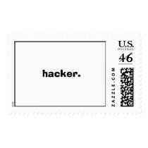 hacker. postage