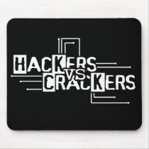 Hackers vs Crackers mousepads