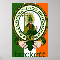 Hackett Clan Motto Print