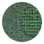 Hacking for password stickers