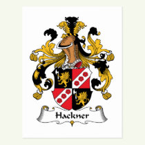 Hackner Family Crest Postcard